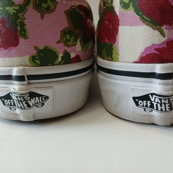 Vans Classic Slip-on Romantic Floral Canvas Pink  Shoes  Womens 7-Mens 5.5 - Picture 13 of 16